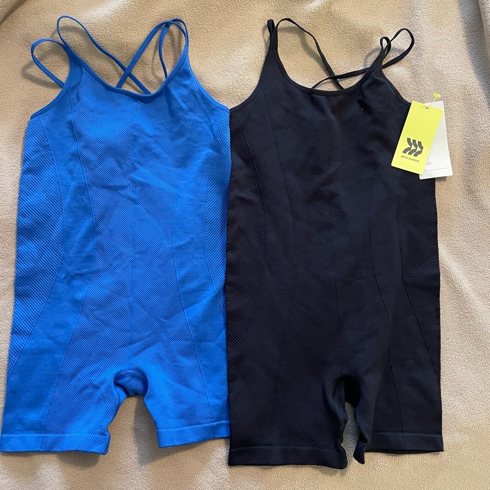 Dance gymnastics unitards (all in motion, Target)